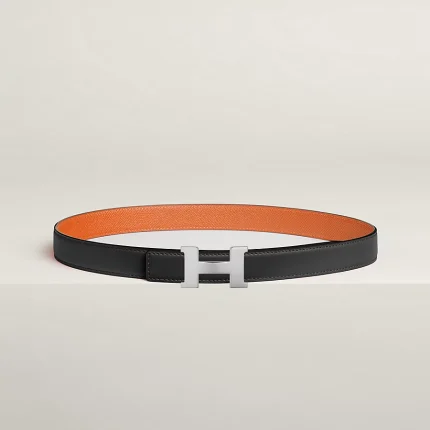 Mini Constance belt buckle & Reversible leather strap 24 mm